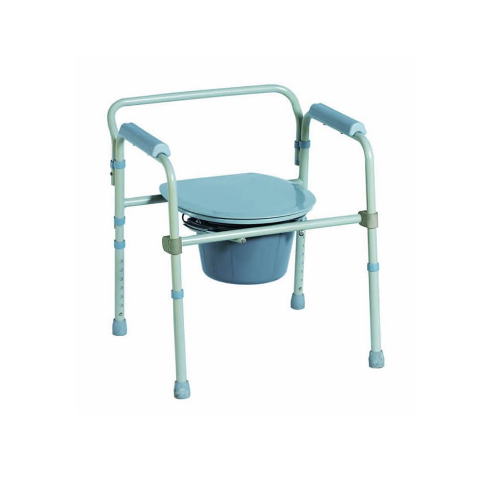 Scaun Wc de Camera Pliabil din Aluminiu - imagine 5